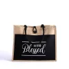 Jute Tote Bag- Beyond Blessed- Swanson Christian Products