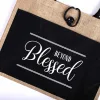 Jute Tote Bag- Beyond Blessed- Swanson Christian Products