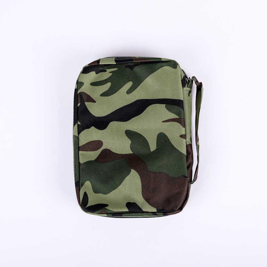 Bible Cover Canvas Army Of God Green Camo- Swanson Christian Products