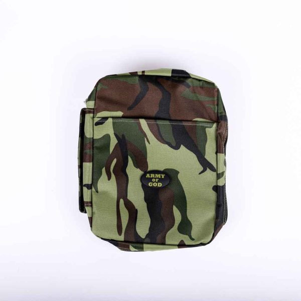 Bible Cover Canvas Army Of God Green Camo- Swanson Christian Products