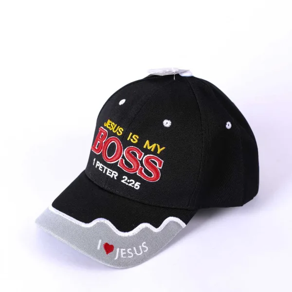 Hat - Black - Jesus Is My Boss - Swanson Christian Products