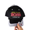 Hat - Black - Jesus Is My Boss - Swanson Christian Products