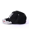 side view of Hat - Black - FBI Jesus -Swanson Christian Products