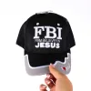 Hat - Black - FBI Jesus - Swanson Christian Products