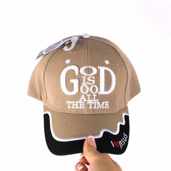 Hat - Khaki - God Is Good | Swanson Christian Products