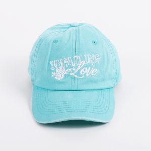 Hat – Teal – “Unfailing Love”