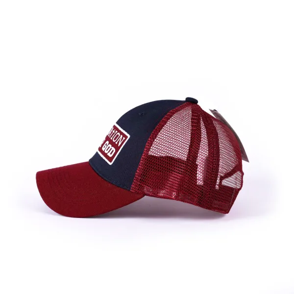 Hat - Navy/Red - One Nation Under God - Mesh Back | Swanson Christian Products