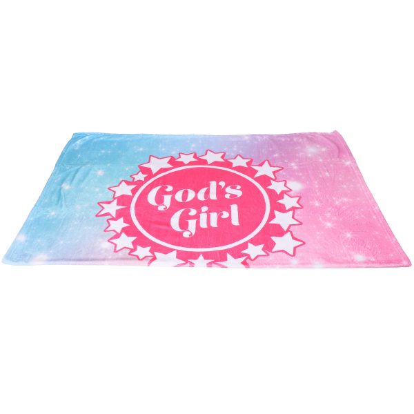 Kid's Throw Blanket - God's Girl - 50X60 | Swanson Christian Products