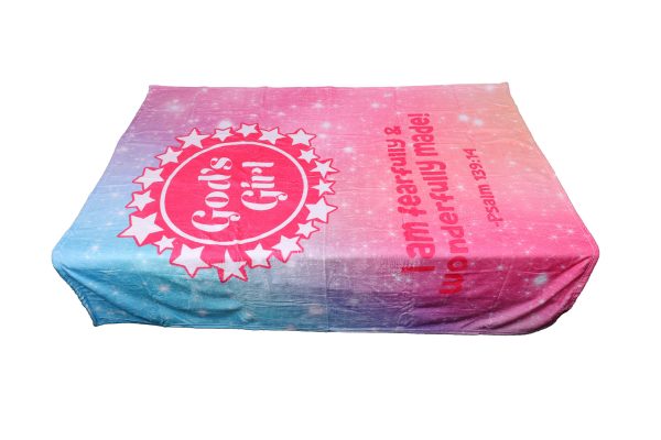 Kid's Throw Blanket - God's Girl - 50X60 | Swanson Christian Products