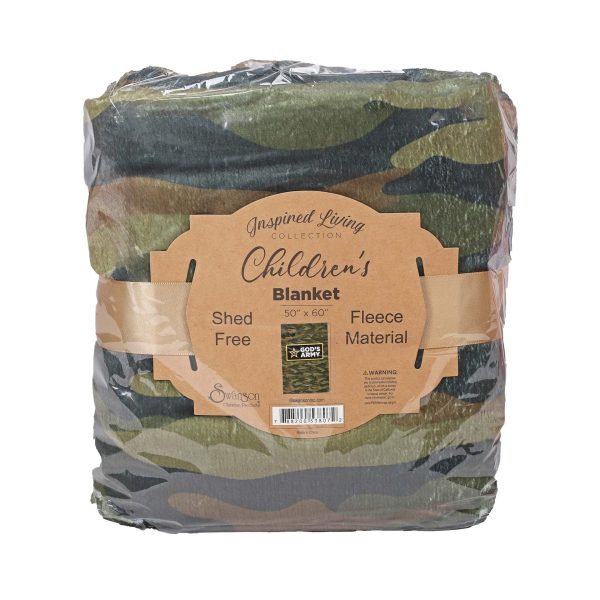Kid's Throw Blanket - God's Army - 50X60 | Swanson Christian Products