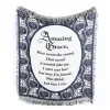 Throw Amazing grace- Blue- Swanson Christian Products