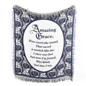 Throw Amazing Grace – Blue – 50″ X 60″