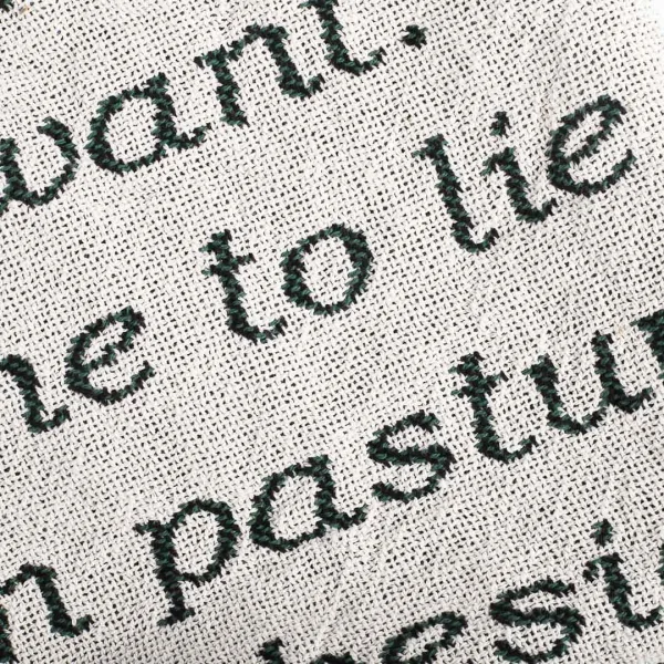 Lord Is My Shepherd Throw- green- Swanson Christian Products