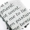 Lord Is My Shepherd Throw- green- Swanson Christian Products