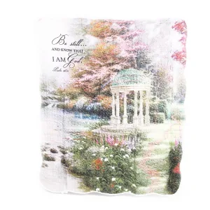 Quilted Throw – Be Still Psalm 46:10 – 50″ X 60″
