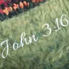Quilted Throw- John 3:16 bible verse- Swanson Christian Products