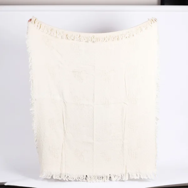 Throw Natural Texture Heart Cross 50X60- Swanson Christian Product