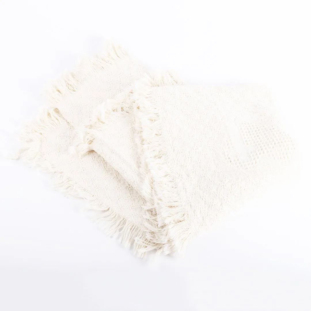 Throw Natural Texture Heart Cross 50X60- Swanson Christian Product