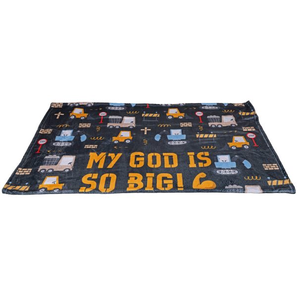 Kid's Throw Blanket - My God Is So Big - 50X60 | Swanson Christian Products