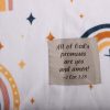 Kid's Throw Blanket - Patch Rainbow - 50X60 | Swanson Christian Products