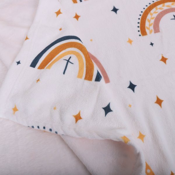 Kid's Throw Blanket - Patch Rainbow - 50X60 | Swanson Christian Products