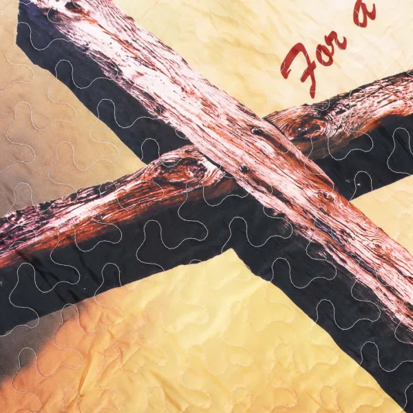 Quilted Throw - Old Rugged Cross | Swanson Christian Products