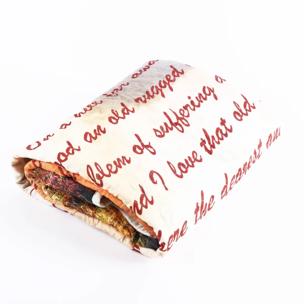 Quilted Throw - Old Rugged Cross | Swanson Christian Products