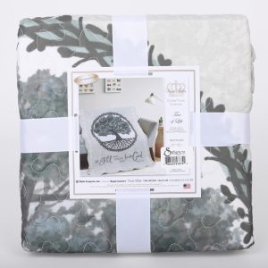 Quilted Throw Be Still and Know Tree 50″ x 60″