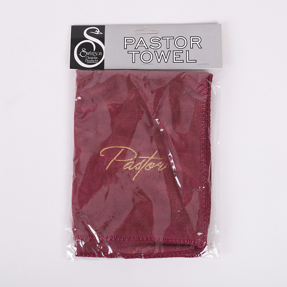 Pastor Towel - Pastor - Burgundy - Microfiber - Image 5
