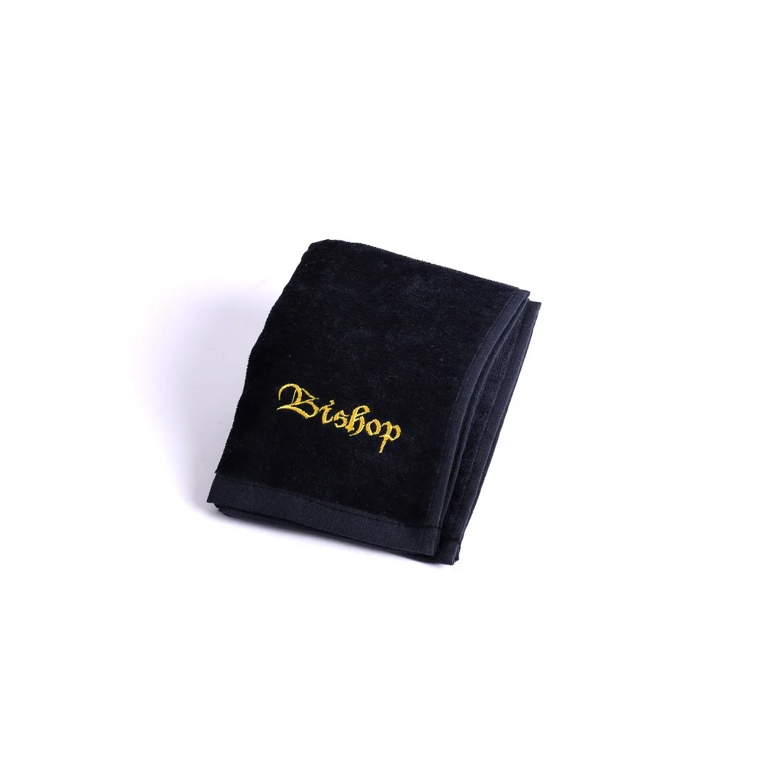 Pastor Towel- Bishop- Black Cotton- Swanson Christian Products