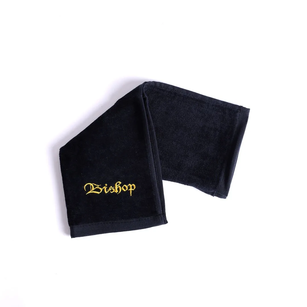 Pastor Towel- Bishop- Black Cotton- Swanson Christian Products