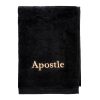 Pastor Towel- Apostle- Black- Cotton- Swanson Christian Products