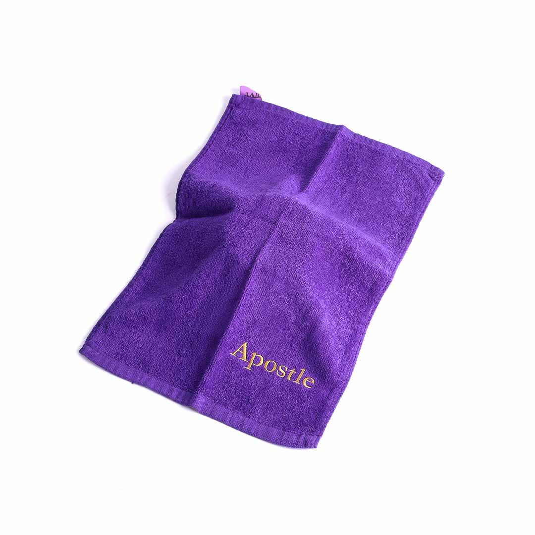 Pastor Towel- Apostle- Purple- Cotton- Swanson Christian Products