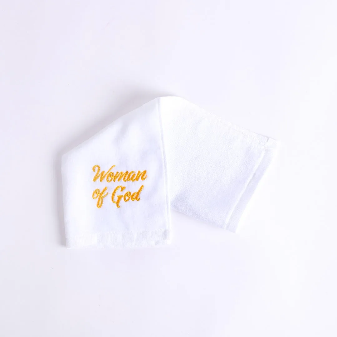 Pastor Towel- Women Of God- White Cotton- Swanson Christian Products