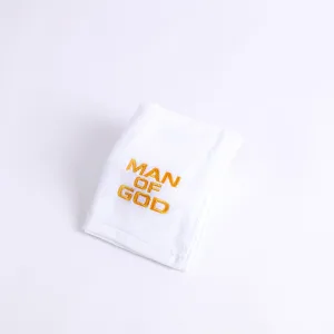 Pastor Towel – Man Of God – White – Cotton