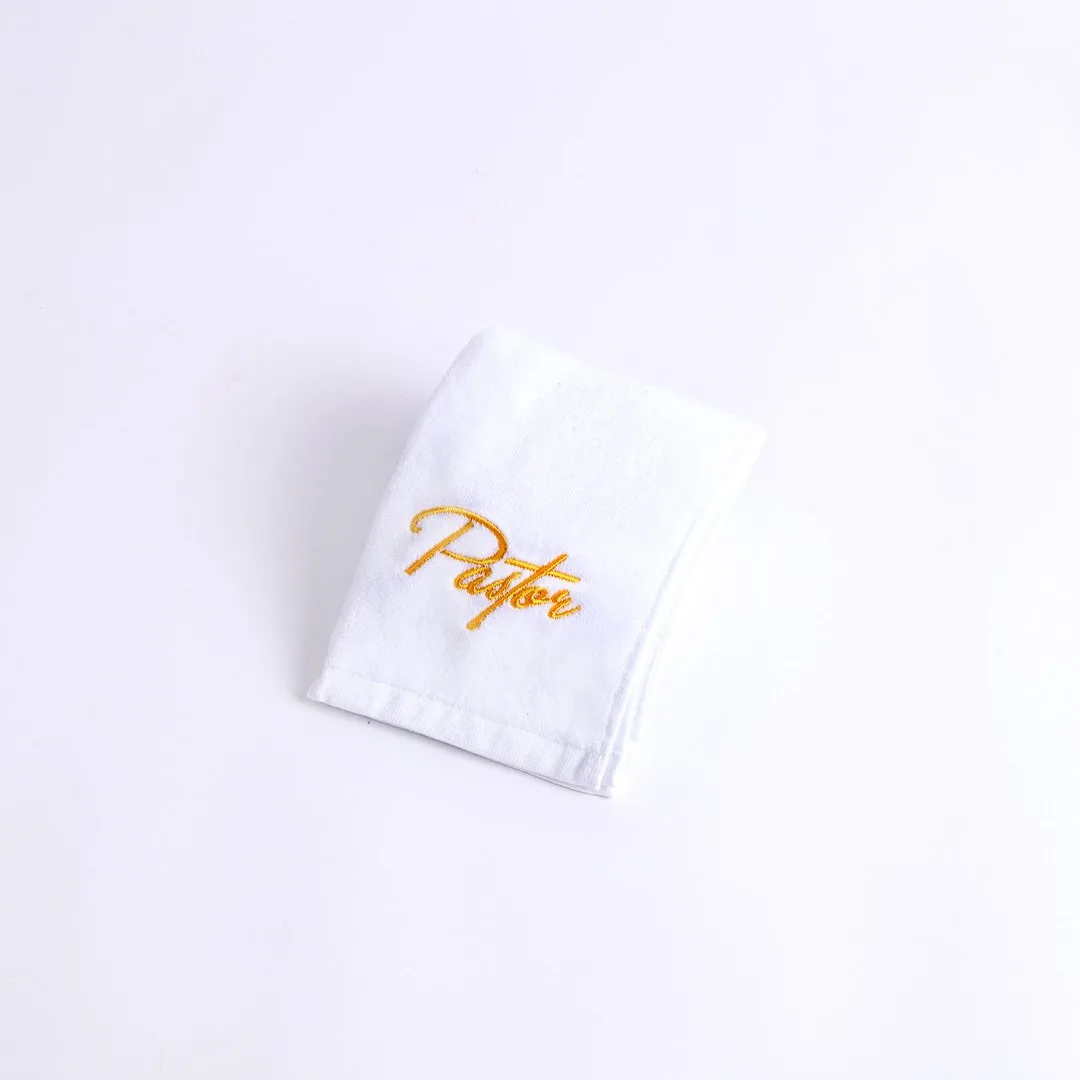 Pastor Towel- Pastor- White Cotton- Swanson Christian Products