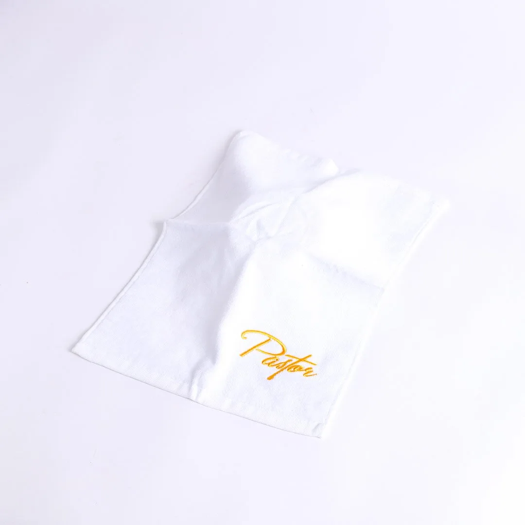 Pastor Towel- Pastor- White Cotton- Swanson Christian Products