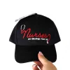 Hat - Black - Nurse Blessings From God -Swanson Christian Products