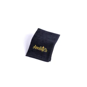 Pastor Towel – Anointed – Black – Cotton