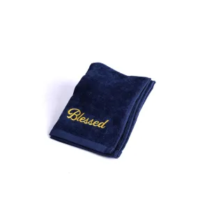 Pastor Towel – Blessed – Navy – Cotton