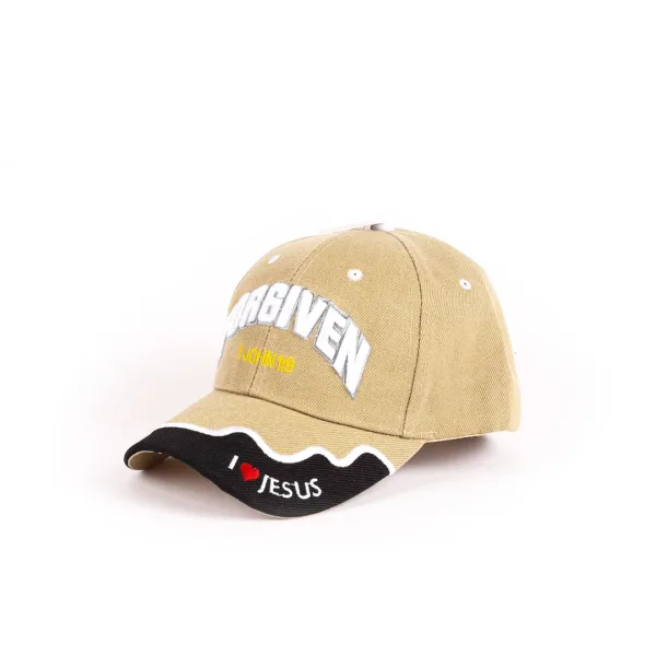 Hat - Khaki - Forgiven- Swanson Christian Products