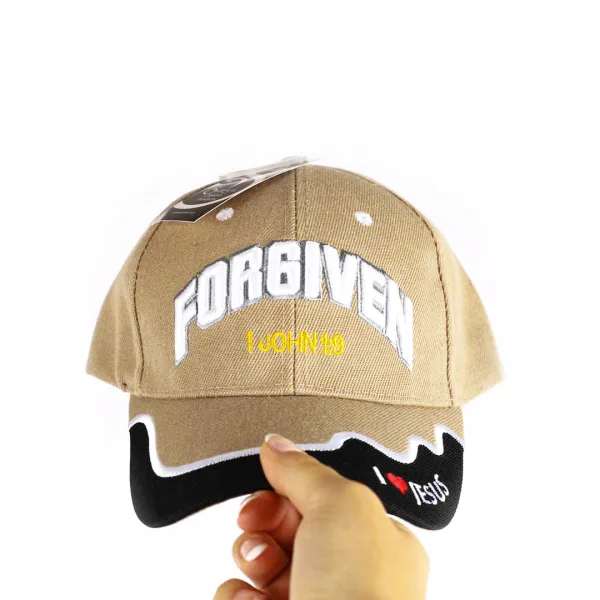 Hat - Khaki - Forgiven- Swanson Christian Products