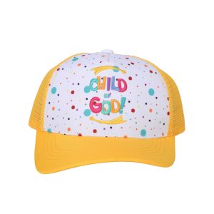 Child of God Cap for Kids – Yellow/White