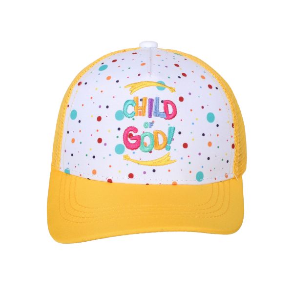 Cap for Kids - Child of God Yellow / White Kids | Swanson Christian Products