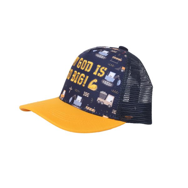 Cap for Kids - My God Is So Big -Yellow/Navy | Swanson Christian Products
