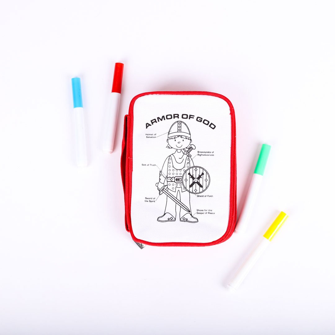 Bible Cover Canvas Washable Armor Of God S- Swanson Christian Products