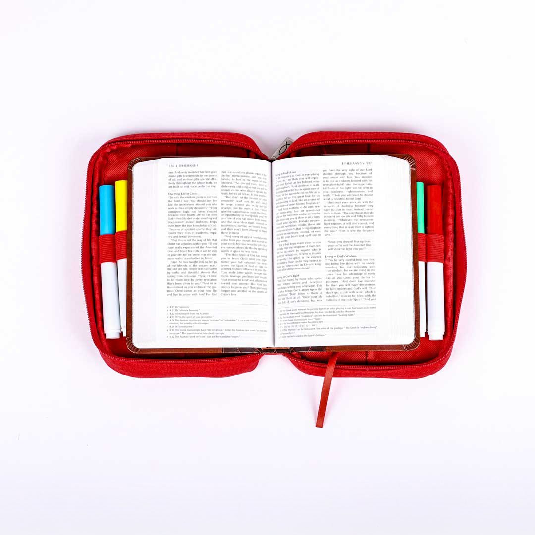 Bible Cover Canvas Washable Armor Of God S- Swanson Christian Products