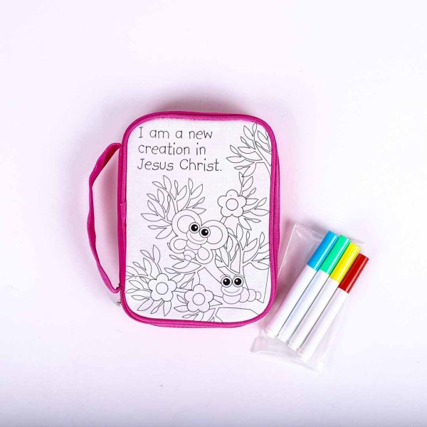 Bible Cover Canvas Washable New Creation M- Swanson Christian Products