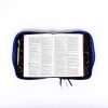 Bible Cover Imitation Leather Multiple Fish- Blue- Swanson Christian Products
