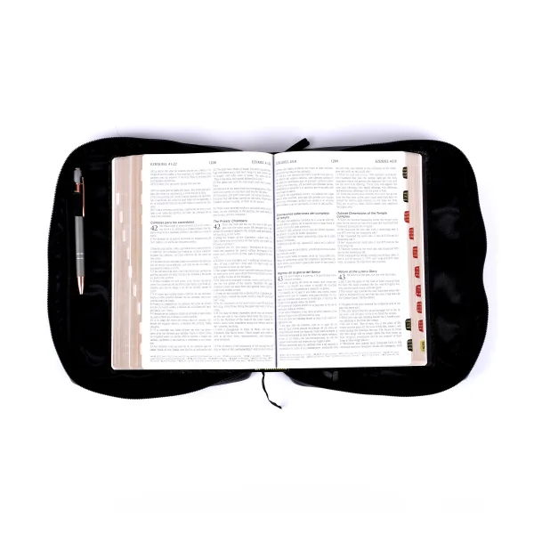 Bible Cover Imitation Leather Sword Of The Spirit Black Lg | Swanson Christian Products